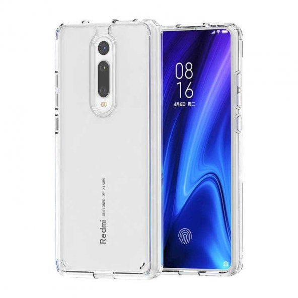 Teleplus Xiaomi Mi9T Kılıf Coss Sert Hibrit Silikon