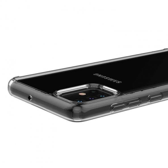 Teleplus Samsung Galaxy A71 Kılıf Coss Sert Hibrit Silikon  + Nano Ekran Koruyucu - 3