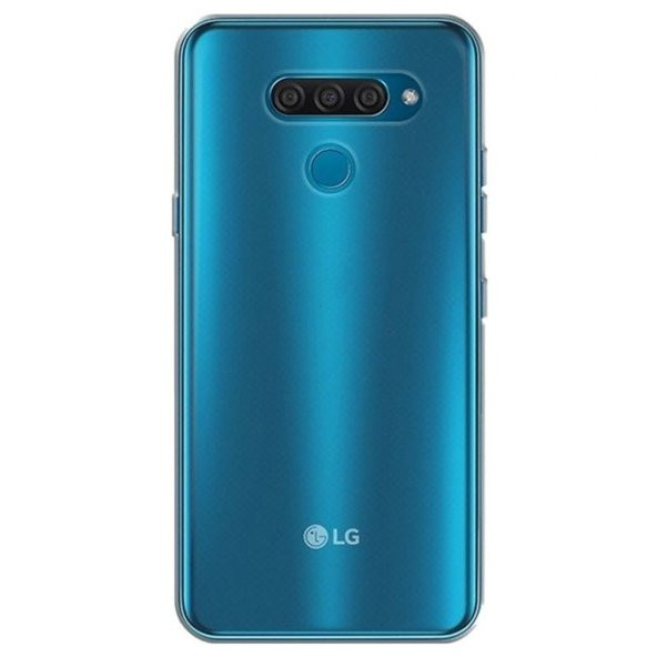 Teleplus LG K50 Kılıf Lüks Silikon  + Tam Kapatan Nano Ekran Koruyucu