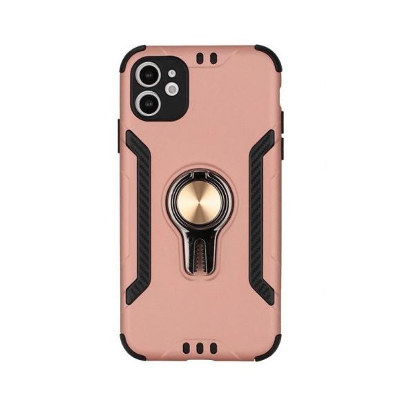 Teleplus iPhone 11 Kılıf Coco Standlı Yüzüklü Tank Kapak  + Nano Ekran Koruyucu - 9