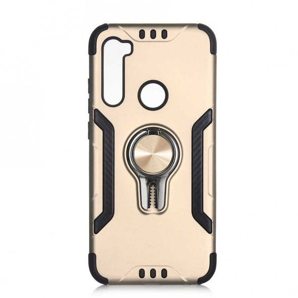 Teleplus Xiaomi Redmi Note 8 Kılıf Coco Standlı Yüzüklü Tank Kapak - 4