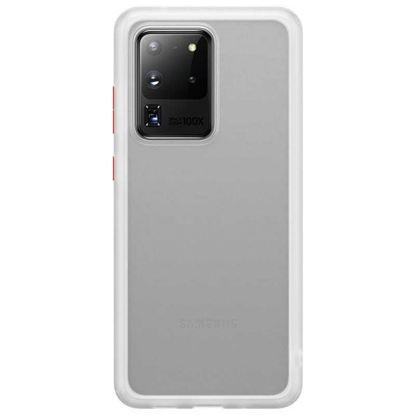 Teleplus Samsung Galaxy S20 Ultra Kılıf Magic Smooth Sert Hibrit Silikon - 2