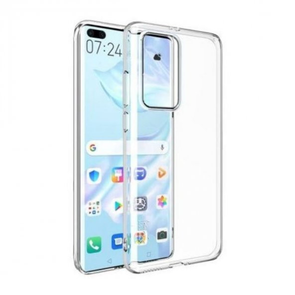Teleplus Huawei P40 Kılıf Lüks Silikon  + Tam Kapatan Ekran Koruyucu - 2