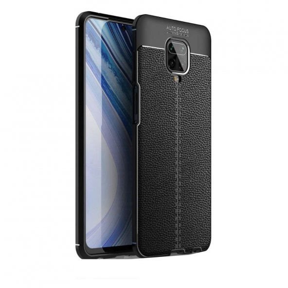Teleplus Xiaomi Redmi Note 9S Kılıf Deri Dokulu Silikon - 1