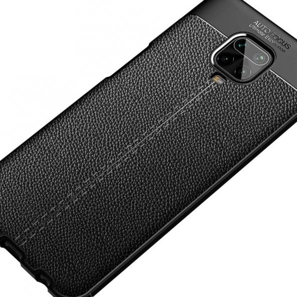 Teleplus Xiaomi Redmi Note 9S Kılıf Deri Dokulu Silikon - 5