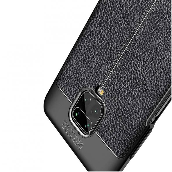Teleplus Xiaomi Redmi Note 9S Kılıf Deri Dokulu Silikon - 6