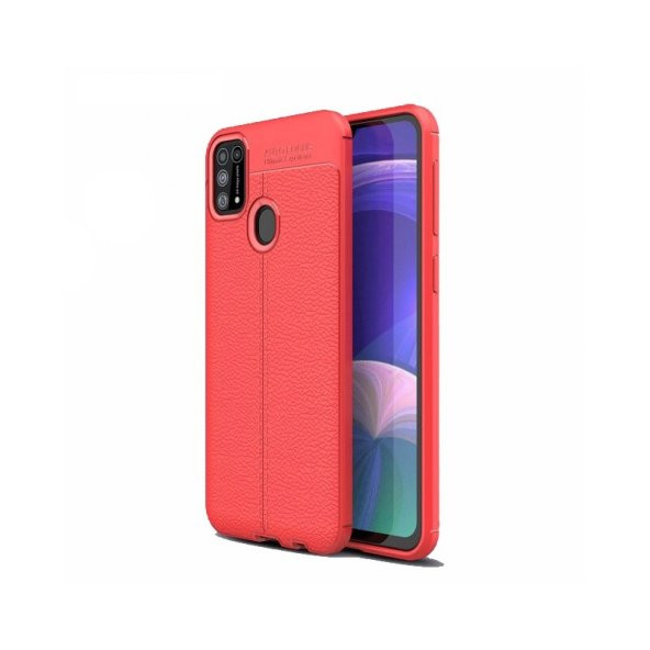 Teleplus Samsung Galaxy M31 Kılıf Deri Dokulu Silikon - 4