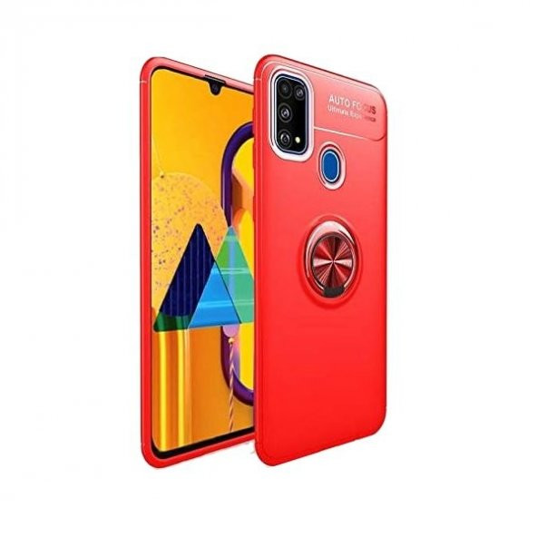 Teleplus Samsung Galaxy M31 Kılıf Ravel Yüzüklü Standlı Silikon - 3
