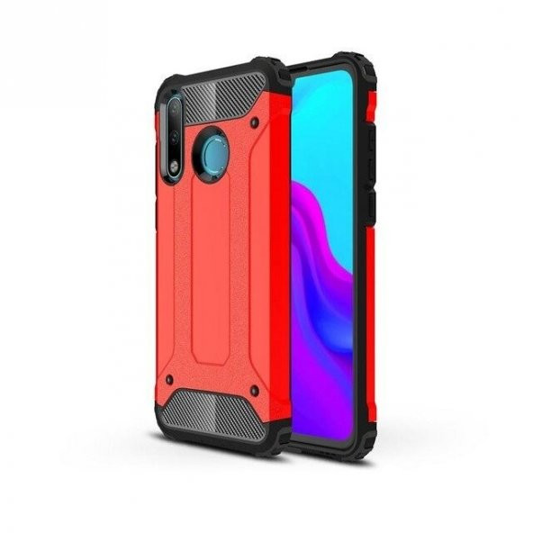 Teleplus Huawei P40 Lite E Kılıf Çift Katmanlı Tank Silikon - 10