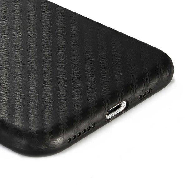 Teleplus iPhone 11 Kılıf Karbon PP Silikon - 2