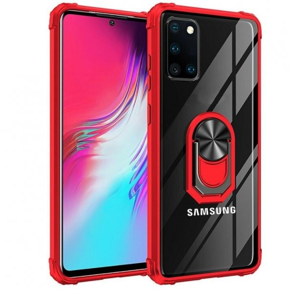 Teleplus Samsung Galaxy A31 Kılıf Mola Yüzüklü Tank Kapak - 4