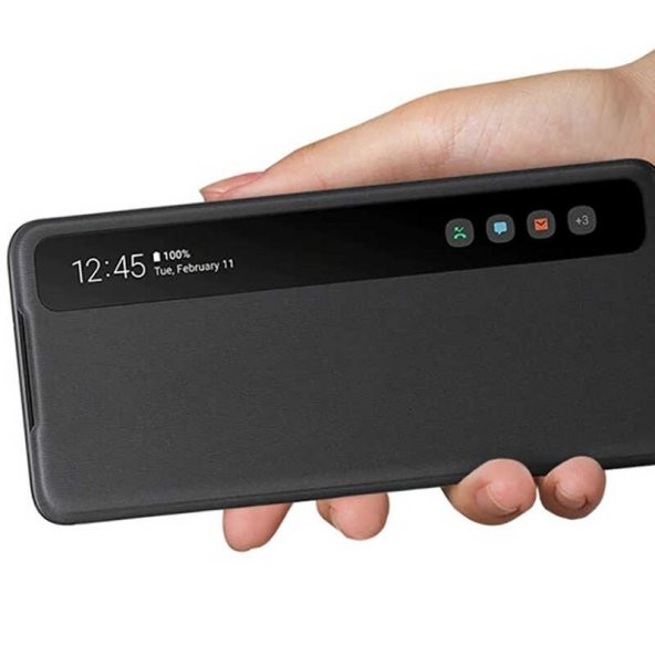Teleplus Samsung Galaxy S20 Ultra Kılıf Akıllı Kapaklı Flip Cover - 4