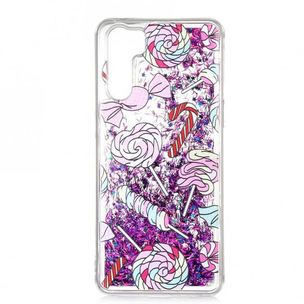 Teleplus Oppo Reno3 Kılıf Sulu Desenli Silikon - 3