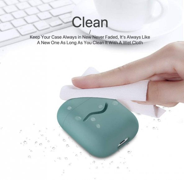 Teleplus Apple Airpods Kılıf Silinebilir Kir Tutmaz Silk Silikon - 12