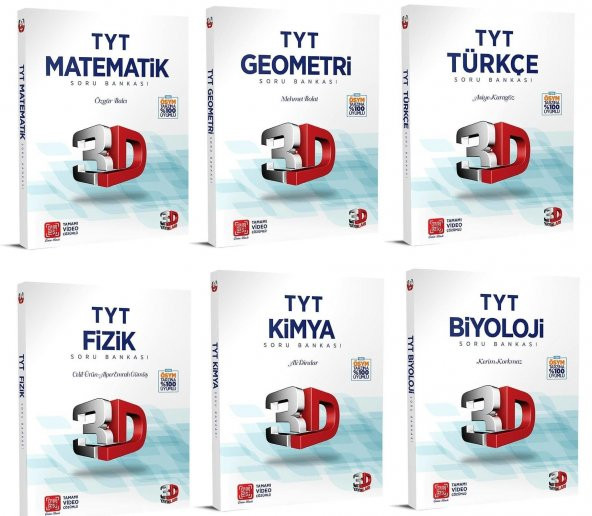 3D Yayınları Tyt Sayısal Soru Bankası Seti 2023