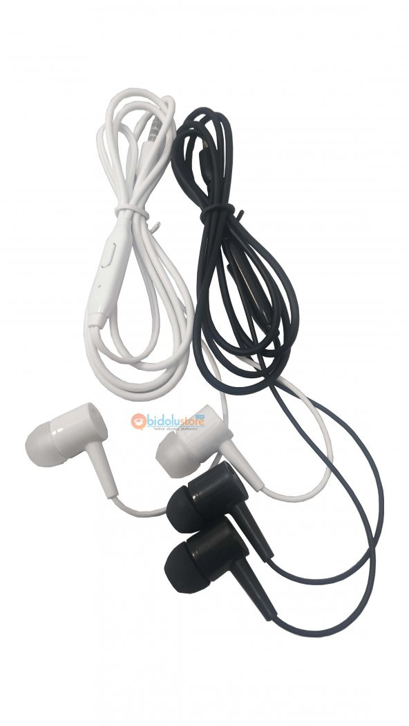 Aspor 3.5mm Gürültü Engelleyicili Mikrofonlu Siyah/Beyaz Kulaklık