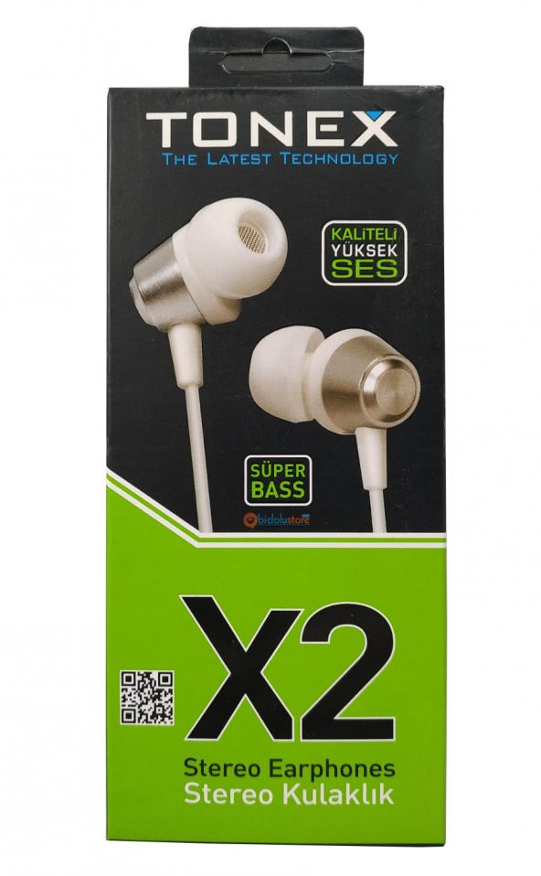 Tonex Süper Bass X2 3.5mm Mikrofonlu Kulaklık