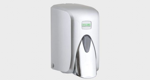 Vialli F5C 500 Gr. Sıvı Köpük El Sabunu Dispenseri / Köpük Aparatı - Krom Görünümlü - Plastik - Köpük Verici