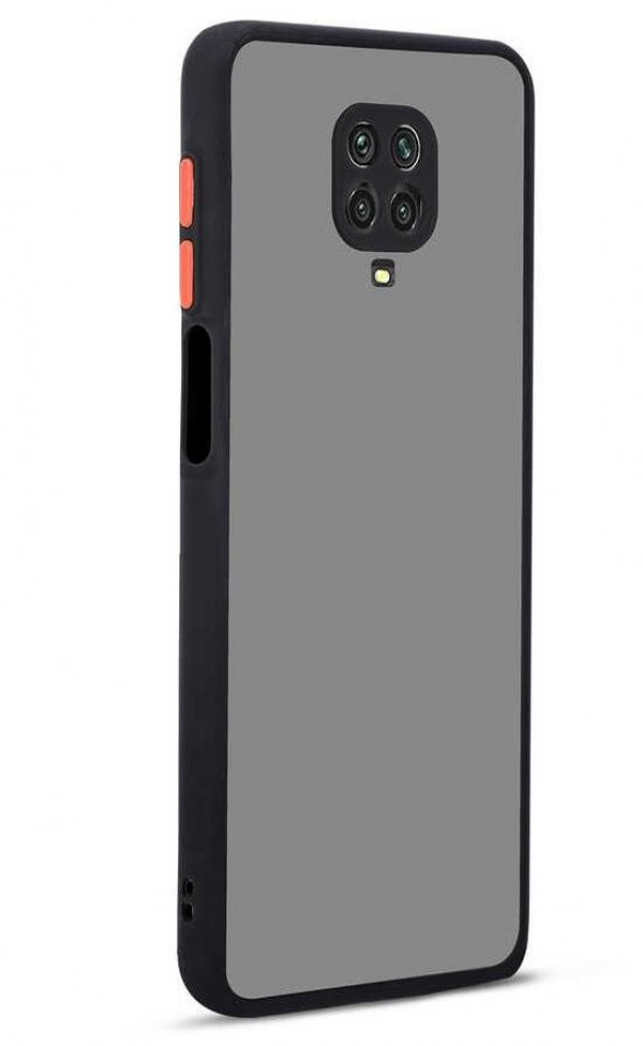 Xiaomi Redmi Note 9S Kılıf Kamera Korumalı Mat Sert Lüx Rubber - 1