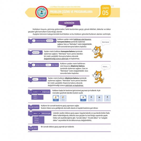Bilişim Teknolojileri ve Yazılım Dersi 6. Sınıf Akıllı Defter - 8