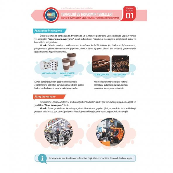Teknoloji ve Tasarım Dersi 8. Sınıf Akıllı Defter - 3