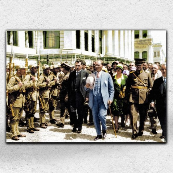 İyi Olsun Atatürk Her Mekana Uygun Dekoratif Kanvas Tablo 30 x 45 cm
