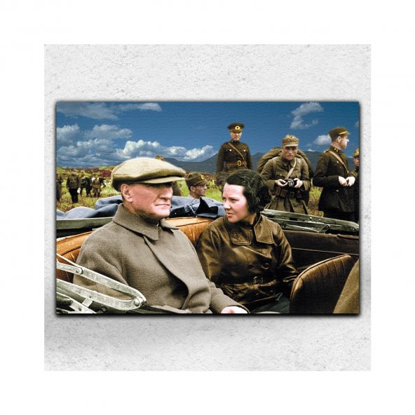 İyi Olsun Atatürk ve Silah Arkadaşları Kanvas Tablo 90 x 130 cm
