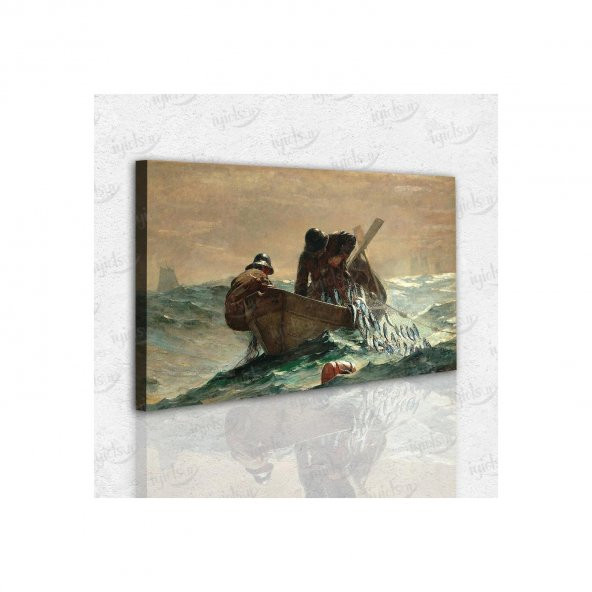 İyi Olsun Balıkçı ve Oğlu Kanvas Tablo 30 x 45 cm