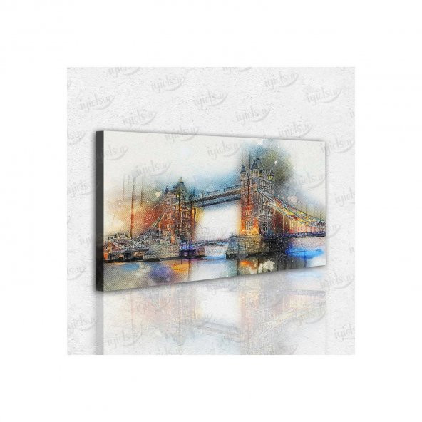 İyi Olsun İngiltere Kule Köprüsü Kanvas Tablo 30 x 45 cm