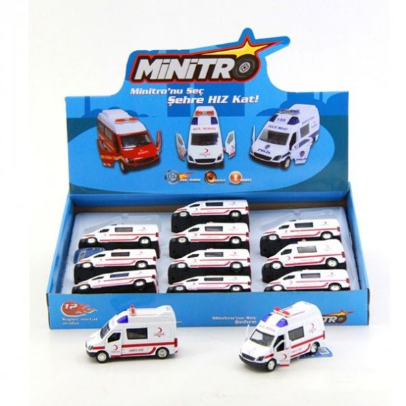 5058A-12D IŞIKLI METAL Ç.BIRAK AMBULANS - 2
