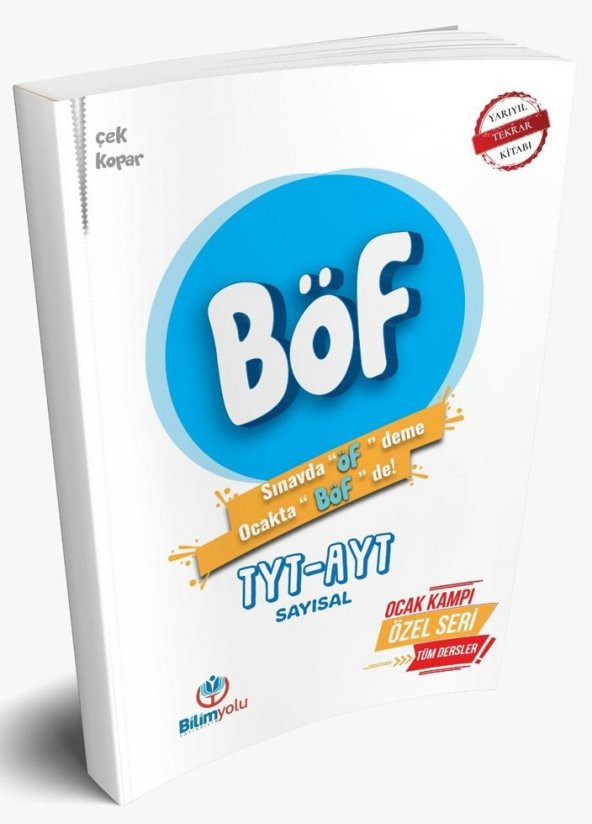Bilimyolu Yayınları TYT AYT Sayısal BÖF Yarıyıl Tatil Kitabı - 1