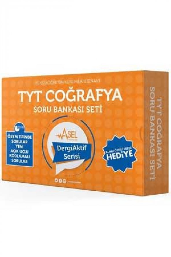 Asel Yayınları TYT Coğrafya Soru Bankası SetiDergi Aktif Serisi - 1