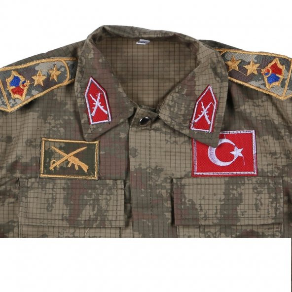 Askeri Kamuflaj Çocuk Elbise - 3