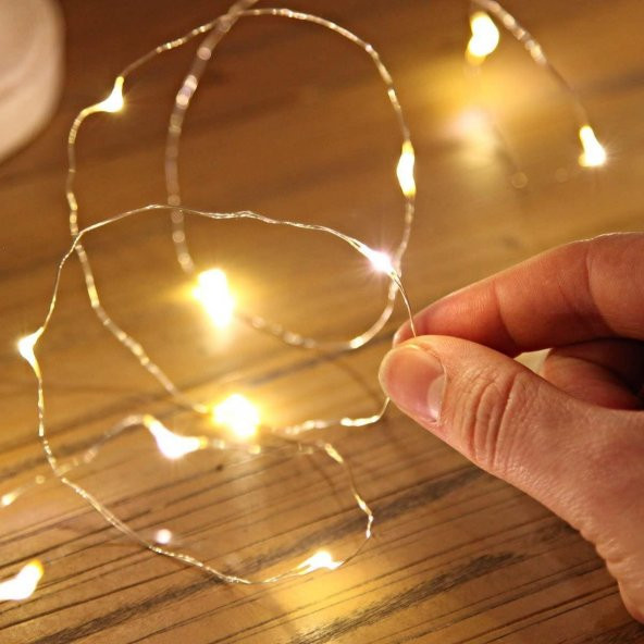 5metre 50li Peri Led Işık Şerit Pilli Aydınlatma Dekor - 2