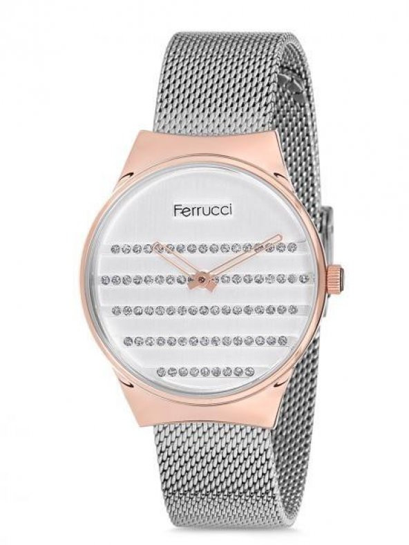 FERRUCCİ FC 12429H.03 HASIR KORDON BAYAN KOL SAATİ - Resim 2