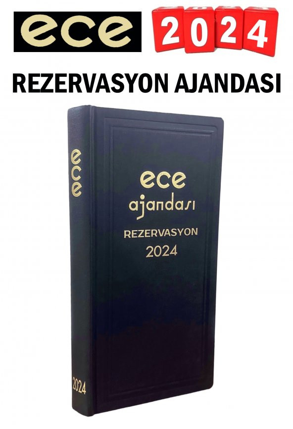 Ece 2023 Rezervasyon Ajandası 17x33 Avrasya Modeli Cuma ve Haftasonları 2 şer Sayfa