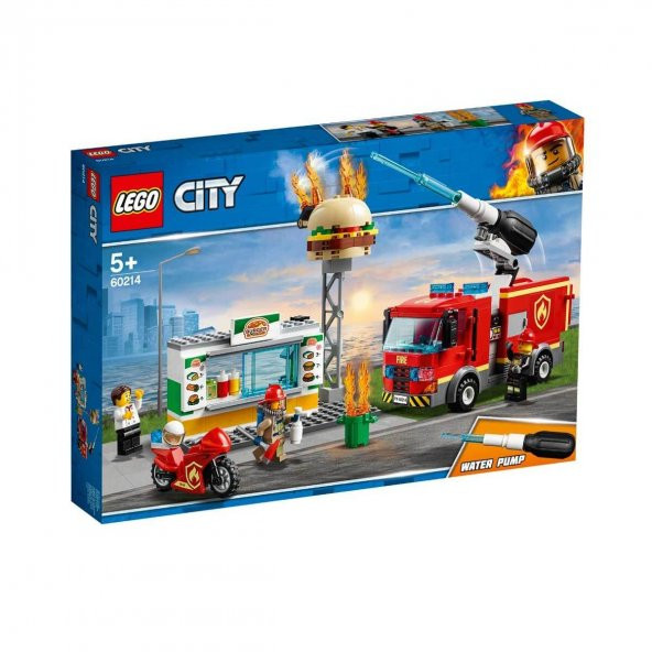 60214 LEGO® City® Hamburgerci Yangın Söndürme Operasyonu / 327 parça /+5 yaş - 1