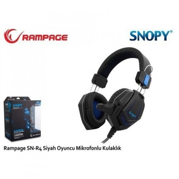 Snopy SN-R4 Siyah Gaming Headset Mikrofonlu Kulaklık - Resim 5