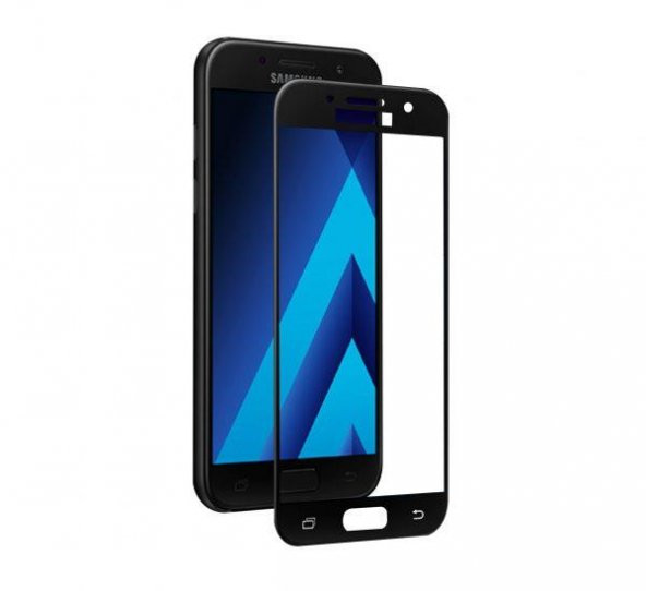 Samsung Galaxy A3 2017 Ekran Koruyucu 21D Kırılmaz Cam Tam Kaplamalı