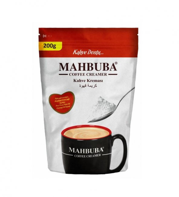 Mahbuba Kahve Kreması Süt Tozu Kahve Dostu 200 gr Poşet