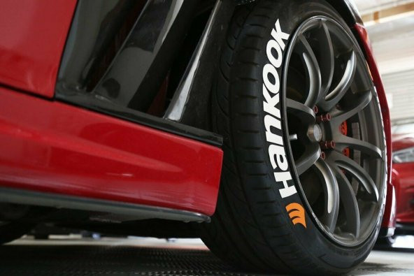 HANKOOK ARAÇ MOTORSİKLET LASTİK YAZI STIKER ETİKET 4 ADET - 2