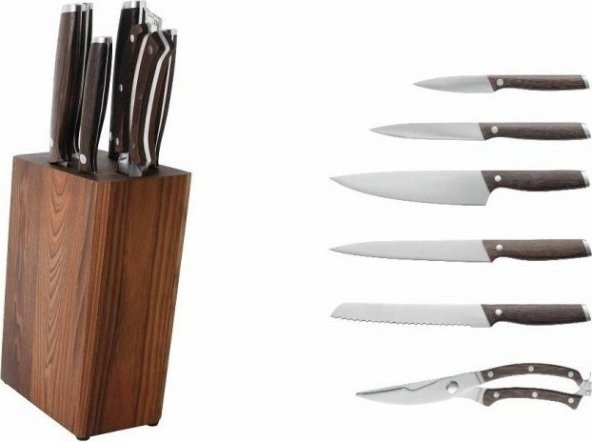 Berghoff Essentials 7 Parça Bloklu Bıçak Seti 1307170