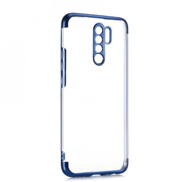 Xiaomi Redmi 9 Kılıf Zore Dört Köşeli Lazer Silikon - 3