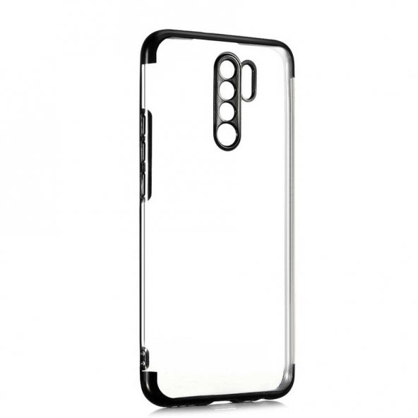 Xiaomi Redmi 9 Kılıf Zore Dört Köşeli Lazer Silikon - 4
