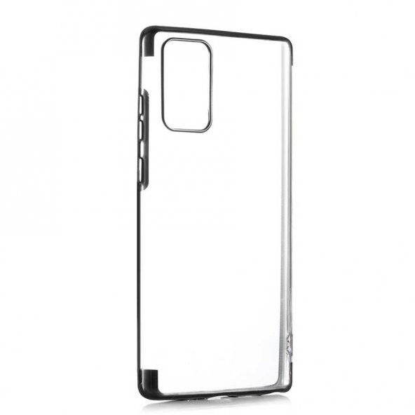 Galaxy Note 20 Kılıf Zore Dört Köşeli Lazer Silikon - 4