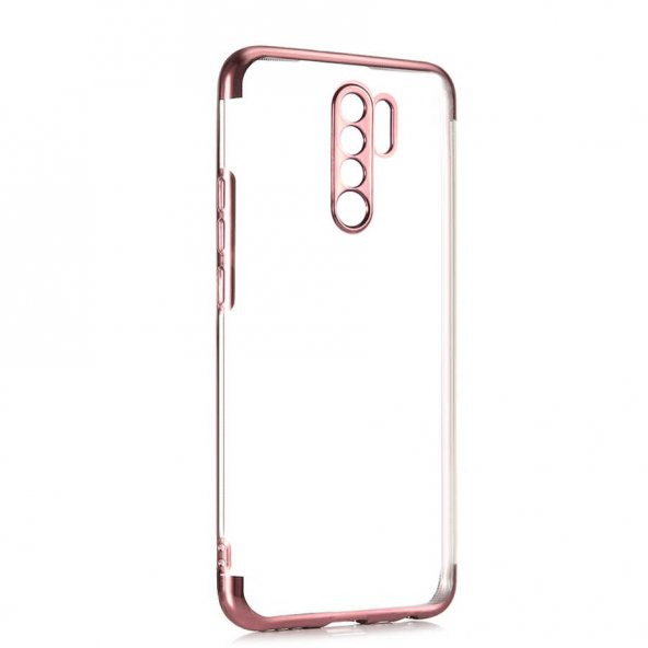 Xiaomi Redmi 9 Kılıf Zore Dört Köşeli Lazer Silikon - 5