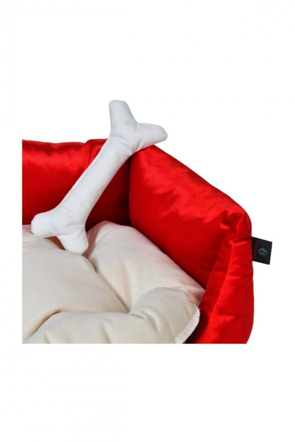 Teknor Soft Kedi & Köpek Yatağı 60X60X22- Bordo - 2