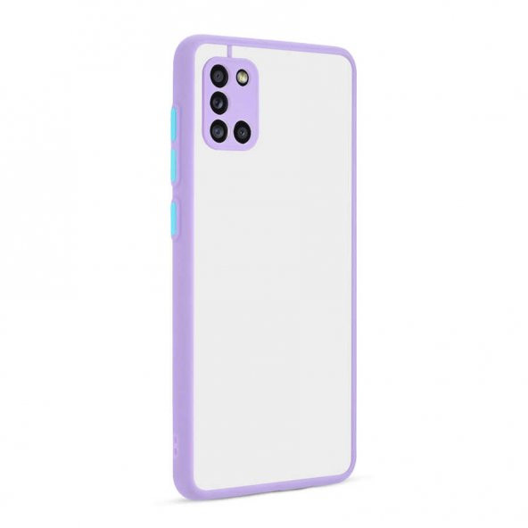 Galaxy A31 Kılıf Kamera Korumalı Mat Sert Lüx Rubber - 5