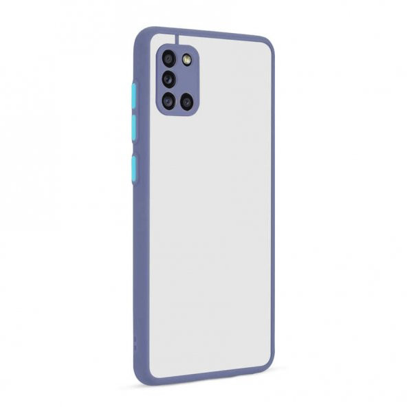Galaxy A31 Kılıf Kamera Korumalı Mat Sert Lüx Rubber - 7