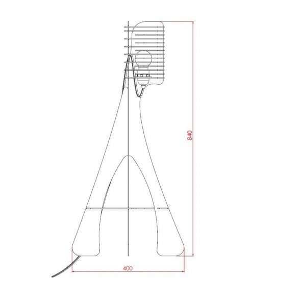WoodACT Bellis Dekoratif Lambader - 7